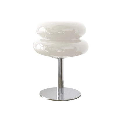 Josie Cream Glass Bauhaus Style Table Lamp