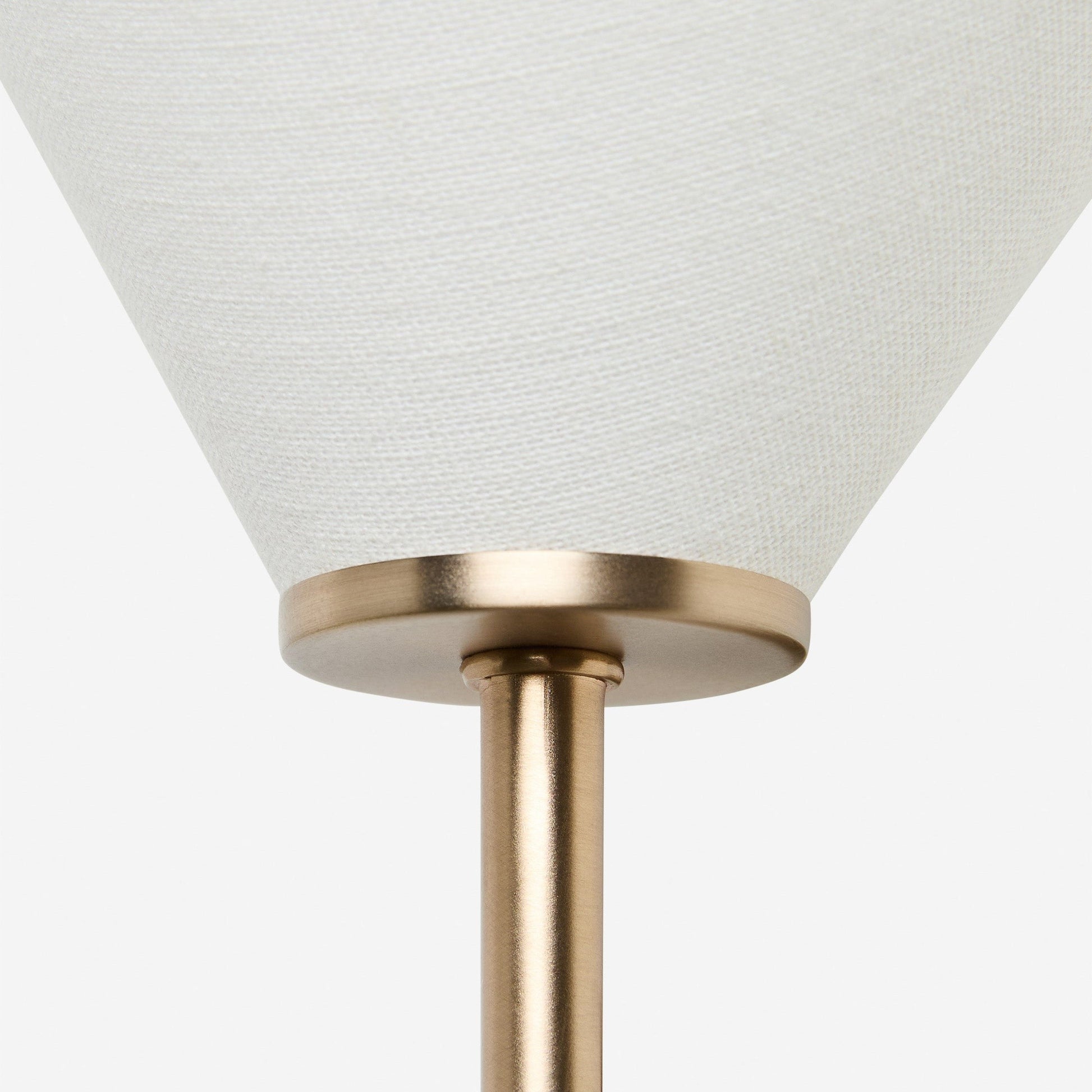Xanthippe Farmhouse Linen Fabric Wall Sconce