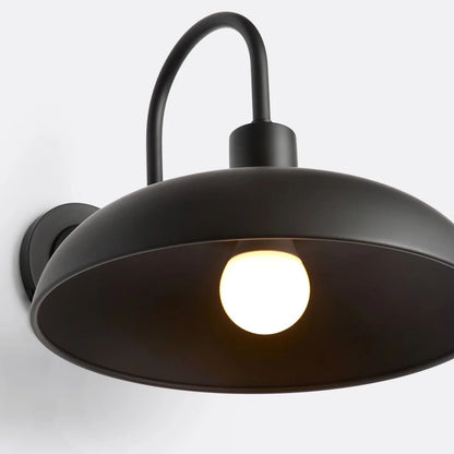 Gwydion Modern Farmhouse Dome Exterior Wall Light