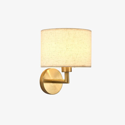 Delena Linen Drum Shade Wall Sconce