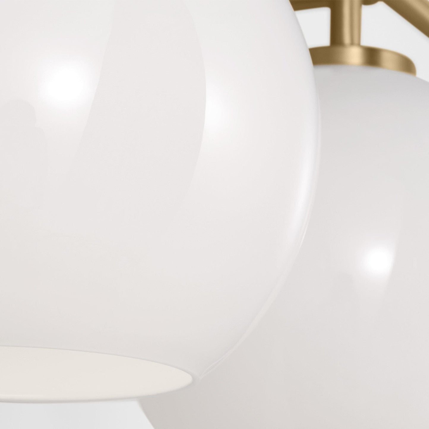 Ericka Farmhouse 3 Light Glass Globe Vanity Light