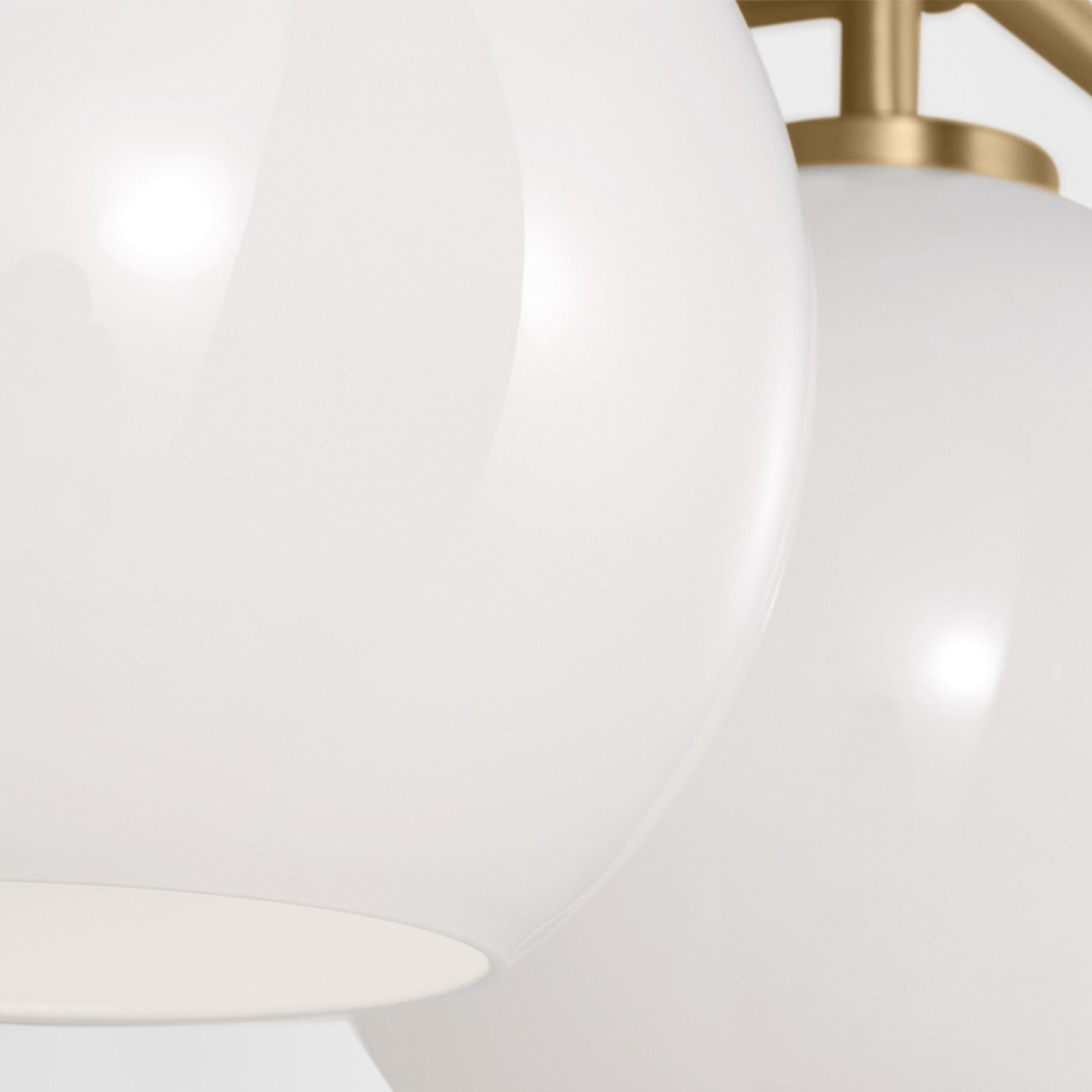 Ericka Farmhouse 3 Light Glass Globe Vanity Light