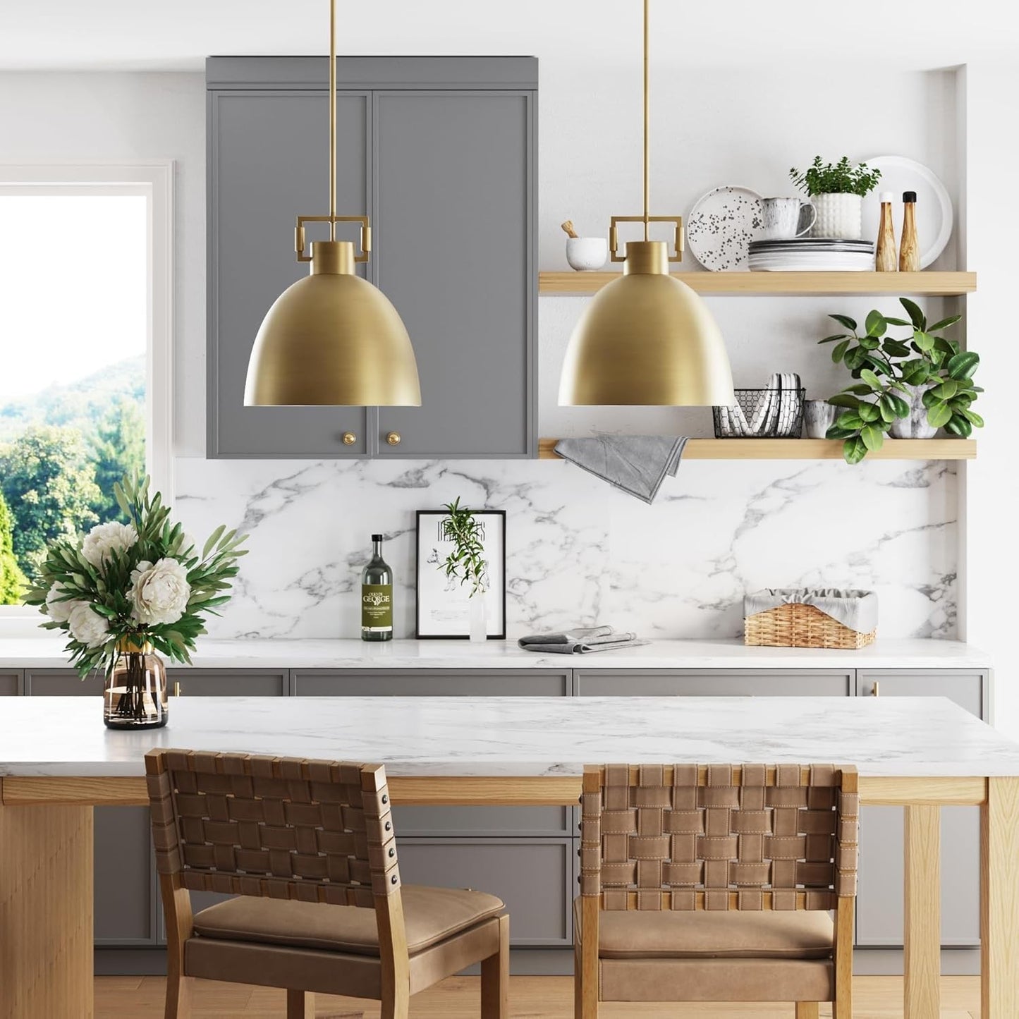Hazel Industrial Style Metal Shade Pendant Light