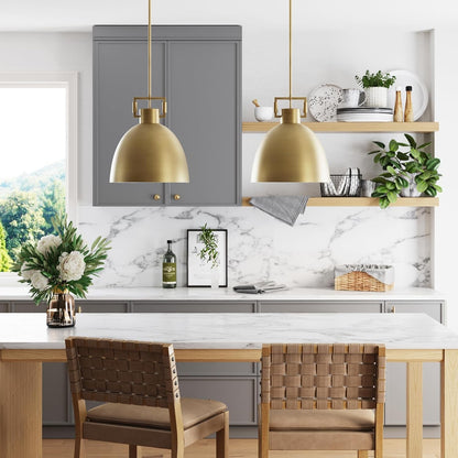 Hazel Industrial Style Metal Shade Pendant Light
