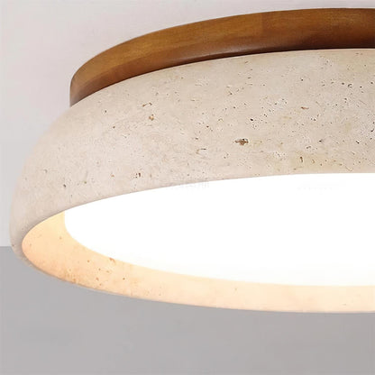 Nox Scandinavian Travertine Ceiling Light