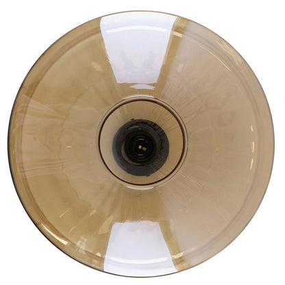 Ember Vintage Multi Color Water Ripple Glass Ceiling Light