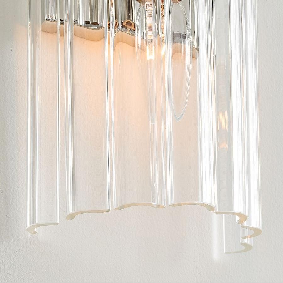 Vovizy Farmhouse Double Mallory Crystal Sconce
