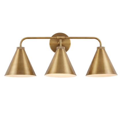 Kaelen Retro Cooper Cone Sconce Light