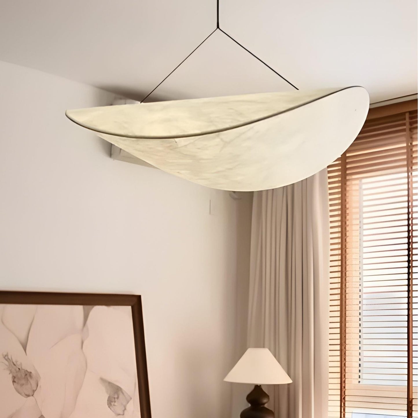 Hawkes Scandinavian Style Minimalist Fabric Pendant Light