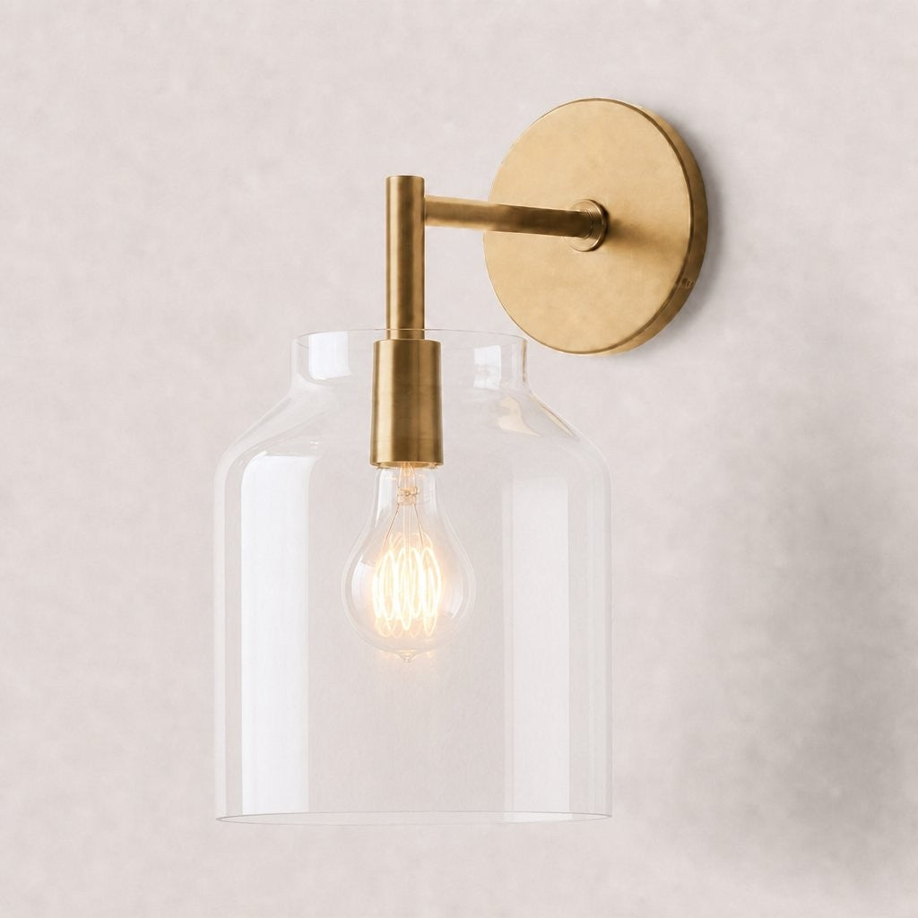 Drilon Nordic Minimalist Morandi Matte Metal Wall Sconce