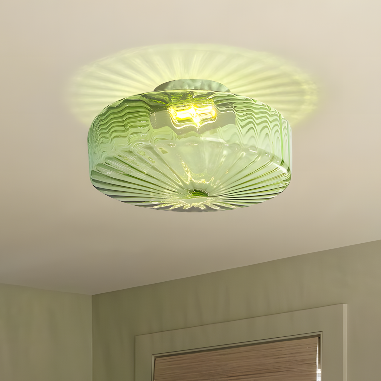 Remy Vintage Water Ripple Ceiling Lamp