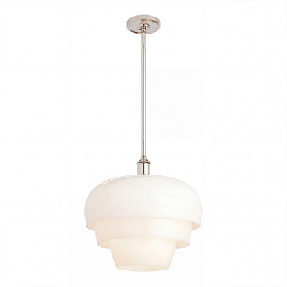 Xena Scandinavian Layered Clear Glass Pendant Light
