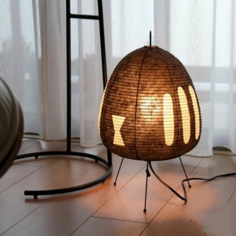Nicolas Japanese Style Paper Lantern Table Lamp