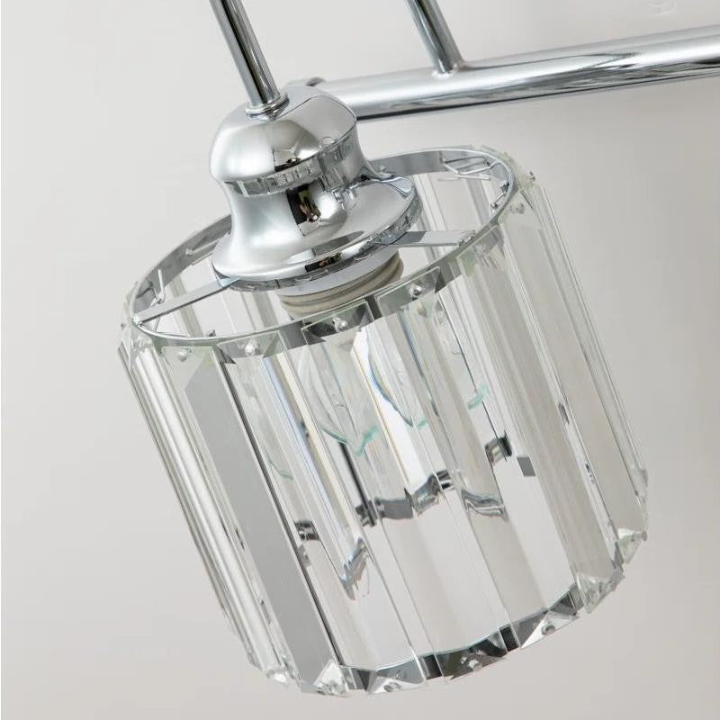 Naeris Modern Square Crystal Wall Sconce