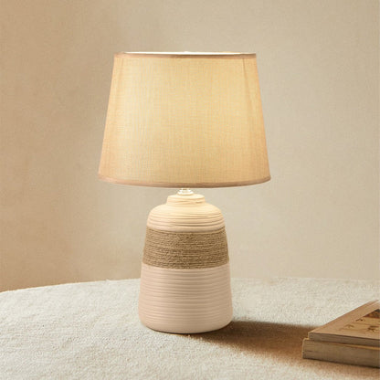 Rocco Handmade Simple Rustic Ceramic Table Lamp