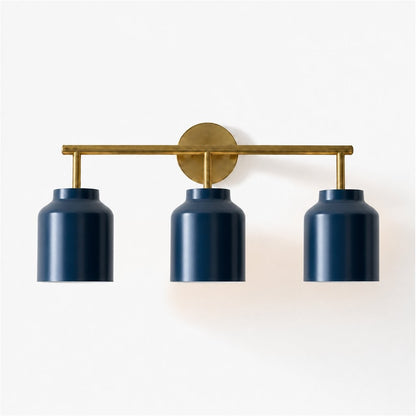Drilon Modern 3-Light Milk Glass Bathroom Sconce