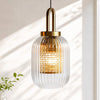 Cove Rustic Glass Metal Pendant Light