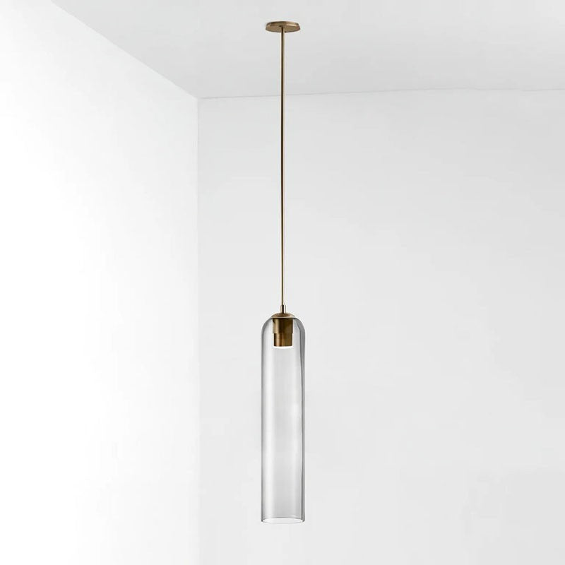 Kimaya Benedict Tube Glass Pendant Lamp