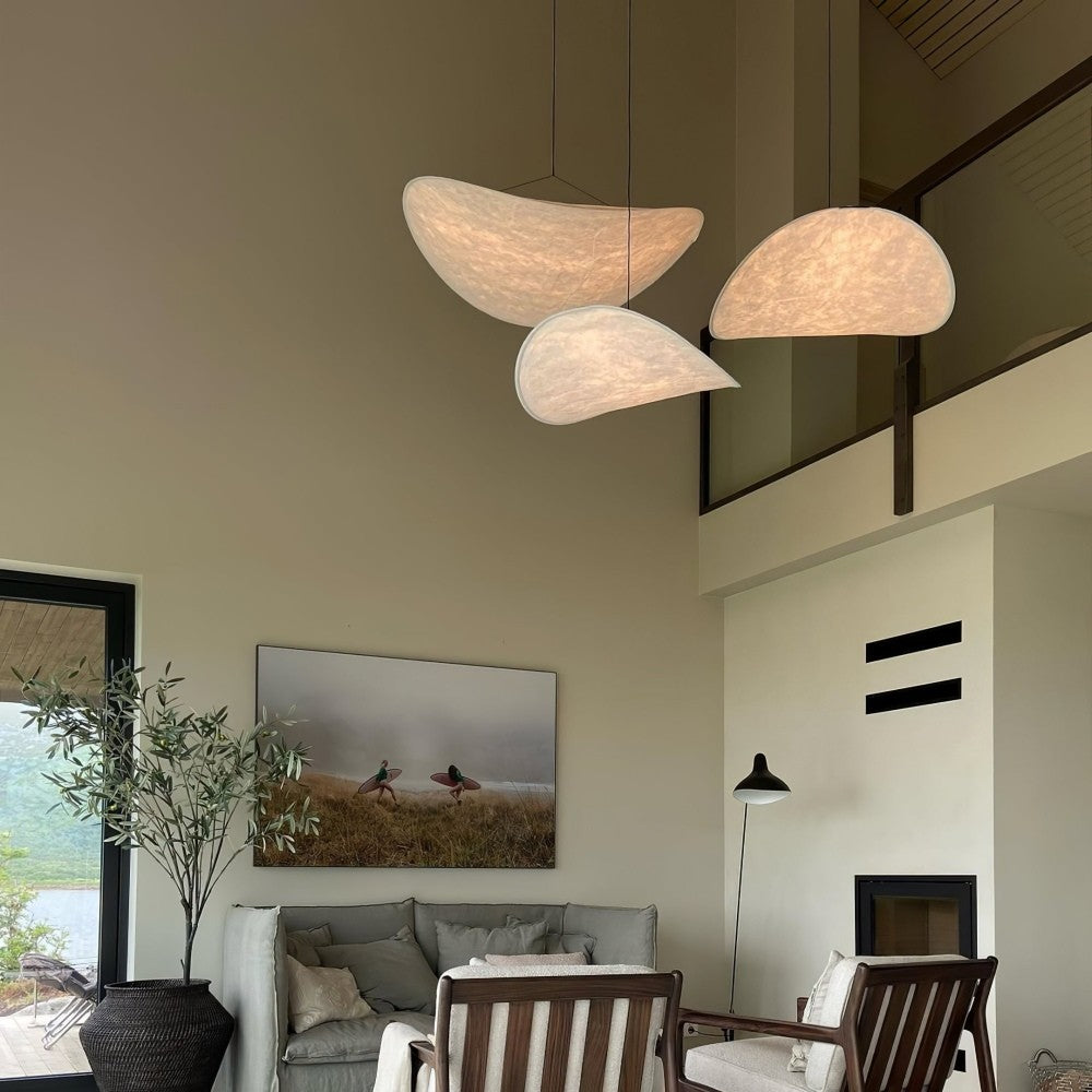 Hawkes Scandinavian Style Minimalist Fabric Pendant Light