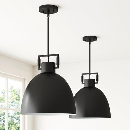 Hazel Industrial Style Metal Shade Pendant Light