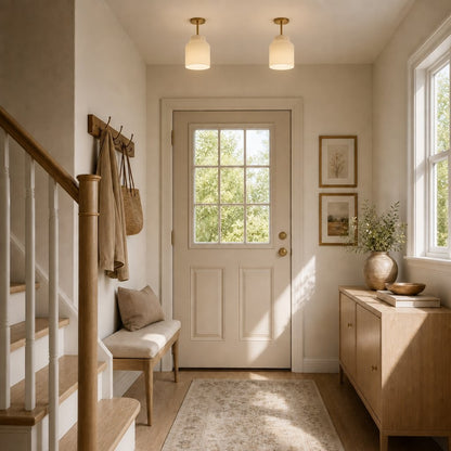 Drilon Minimalist Morandi Flush Mount Ceiling Light
