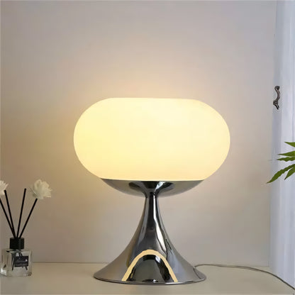 Orilix Colorful Apple Bauhaus Glass Table Lamp
