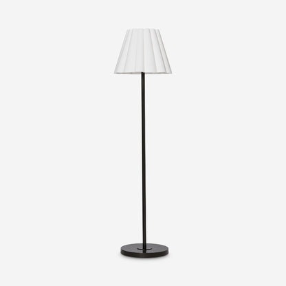 Eadweard Modern Cone White Linen Floor Lamp