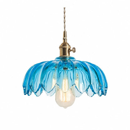Jacinta Green Scalloped Pendant Light