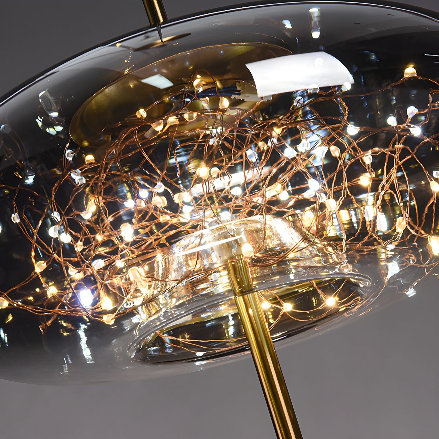 Atria Luxury Led Geometric Globe Sprinkle Pendant Light