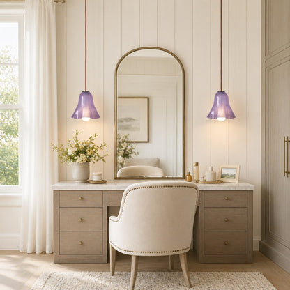 Graham Modern Shell Glass Fazzo Pendant