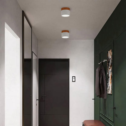 Cyrion Nordic Cylinder LED Flush Mount Ceiling Light