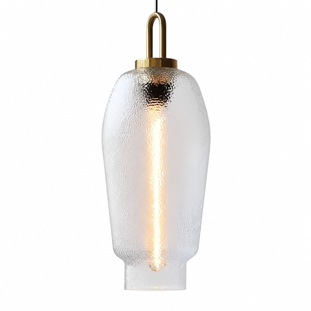 Cove Rustic Glass Metal Pendant Light