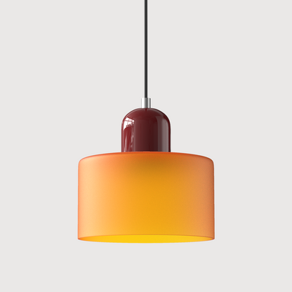 Colorful Creative Small Fresh Glass Shade Pendant Light