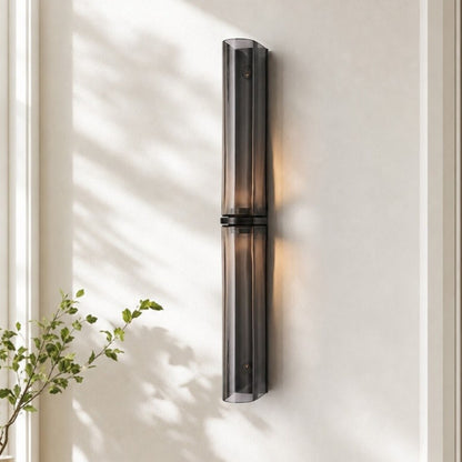 Giulia Minimalist LED Double Tube Glass Wall Light