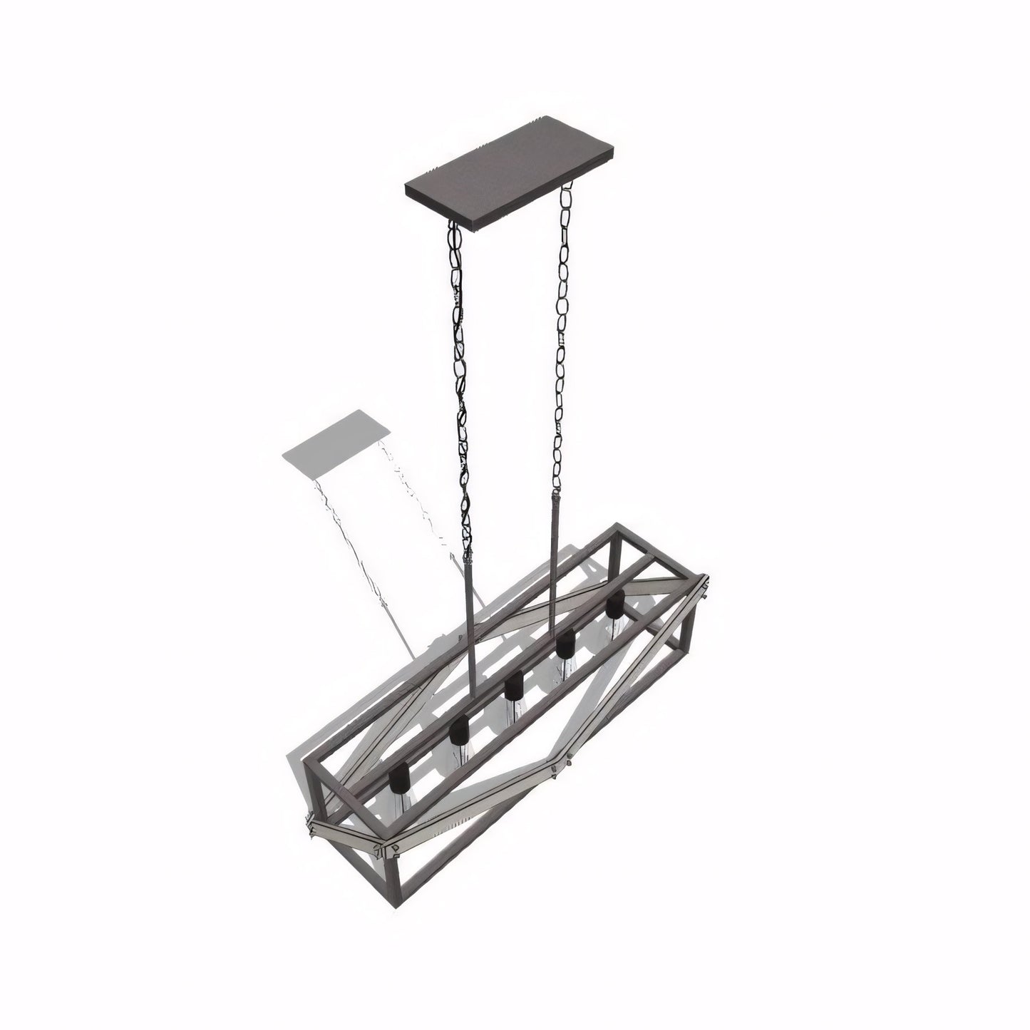 Karnor Vintage Cage Dry Rated Chandelier