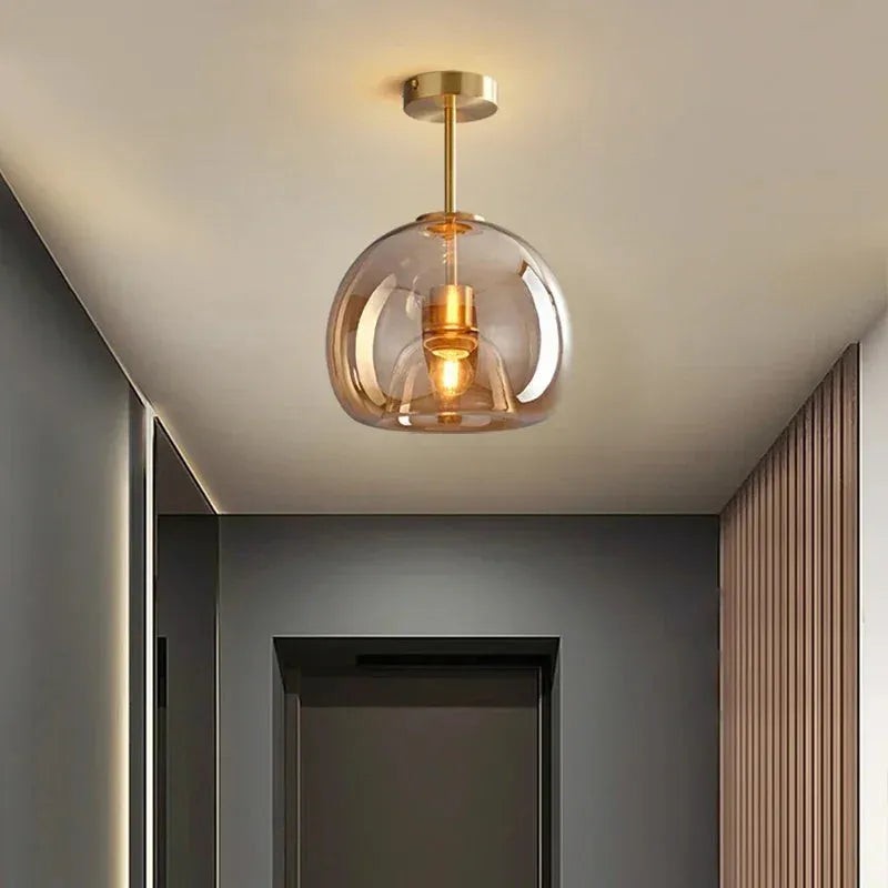 Priya Farmhouse Glass Kitchen Ceiling/Pendant Lighting