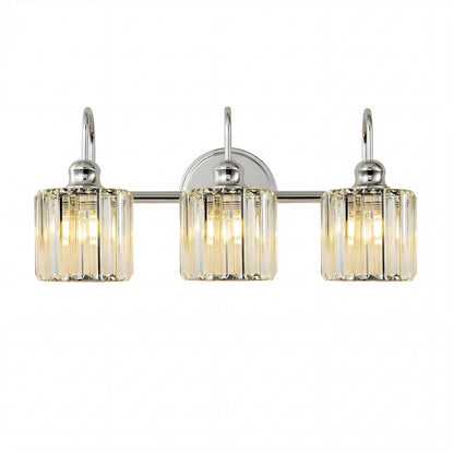 Naeris Modern Square Crystal Wall Sconce