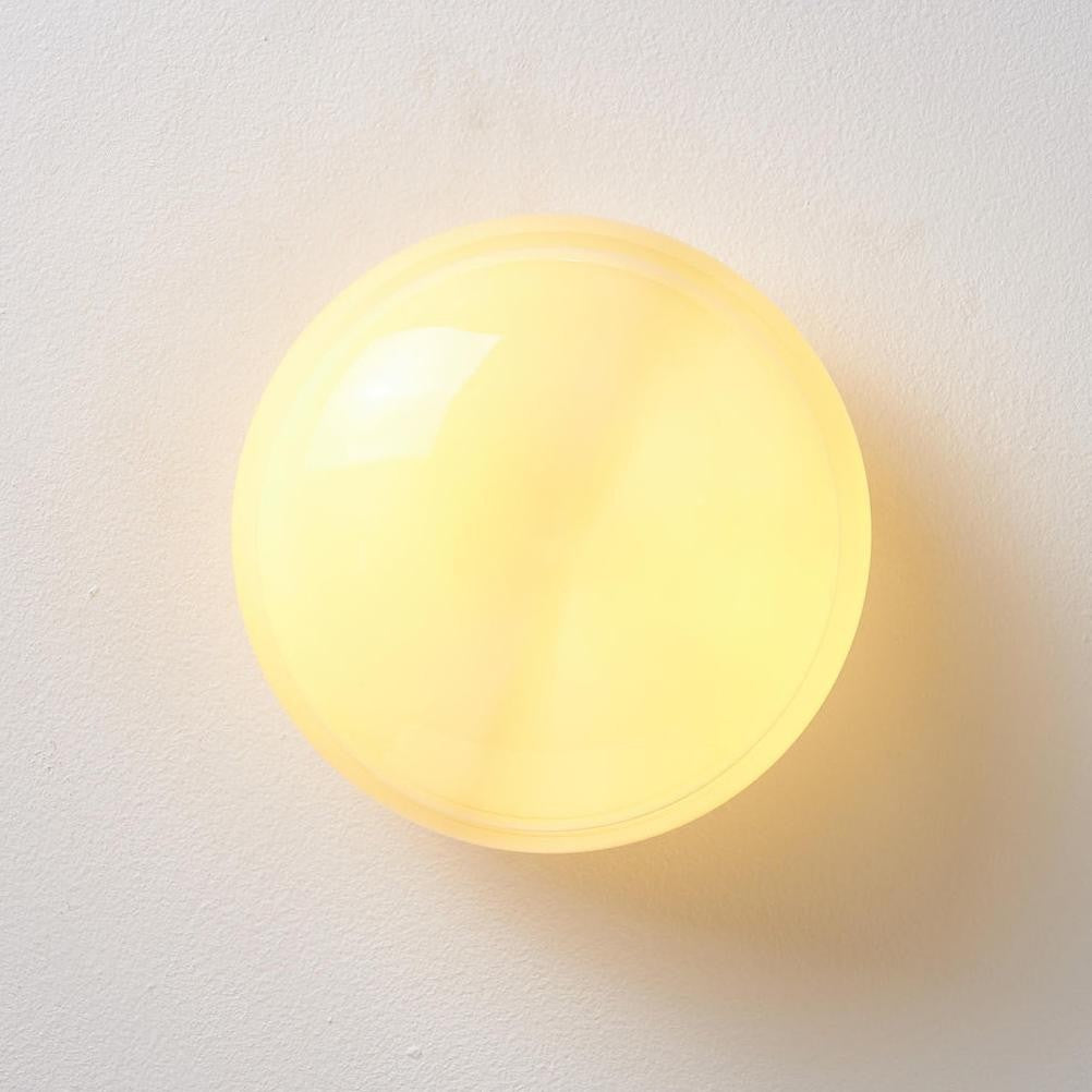Josie Cream Bauhaus Opal Glass Wall Light