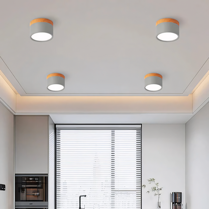 Cyrion Nordic Cylinder LED Flush Mount Ceiling Light