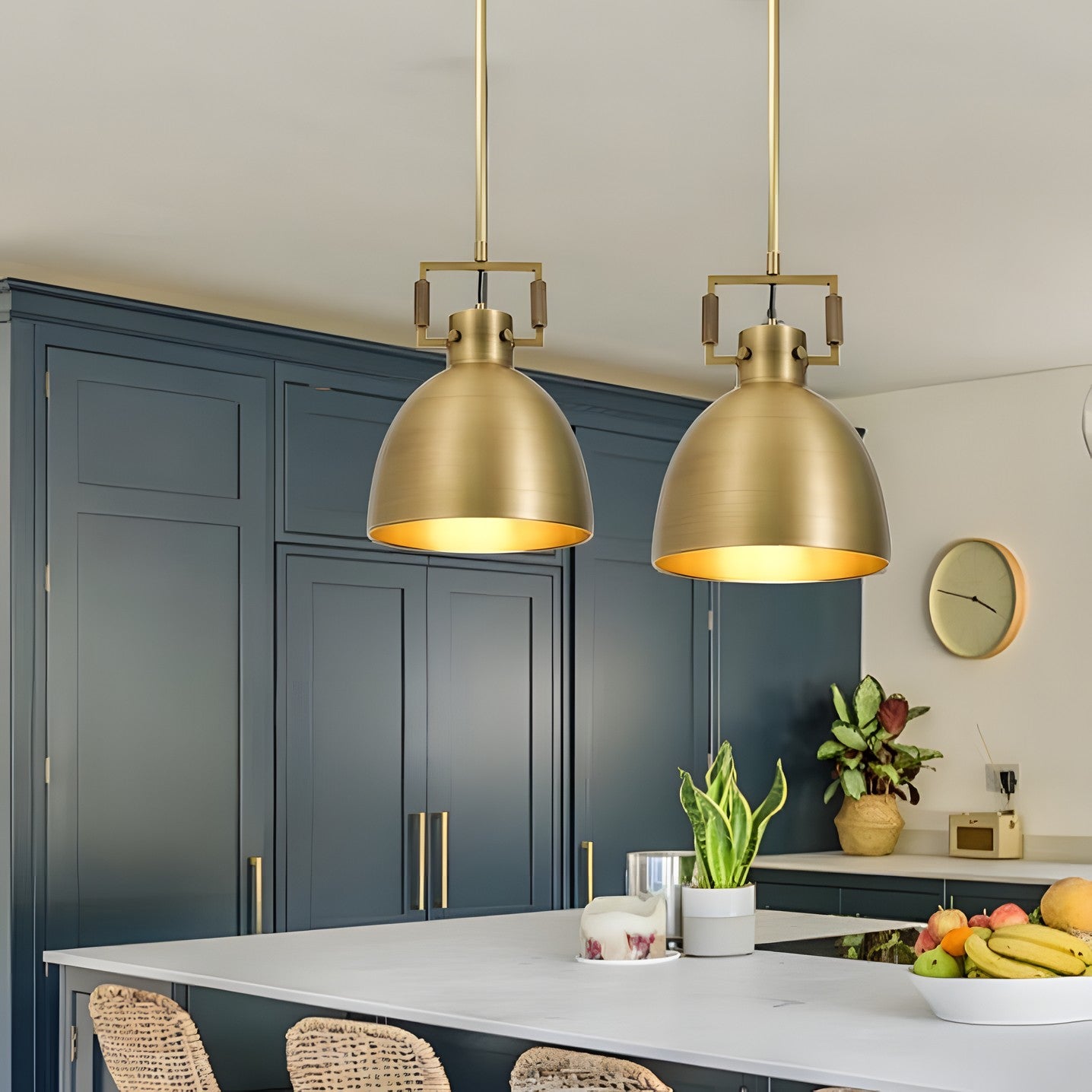 Hazel Industrial Style Metal Shade Pendant Light