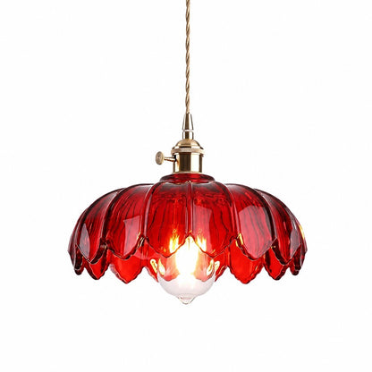 Jacinta Green Scalloped Pendant Light