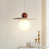 Jeremiah Cream Style Flying Disc Travertine Pendant Light