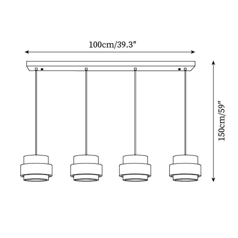 Timothy Wabi Sabi Cylindrical Travertine Pendant Light
