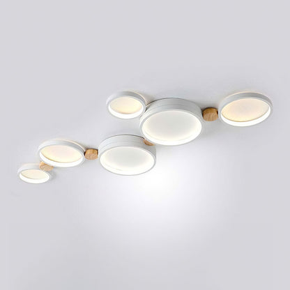 Phelith Modern Scandinavian Circle Ceiling Light
