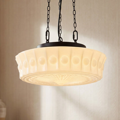 Jeevika Vintage Art Classic Round Personalized Pendant Light