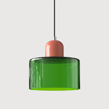 Colorful Creative Small Fresh Glass Shade Pendant Light