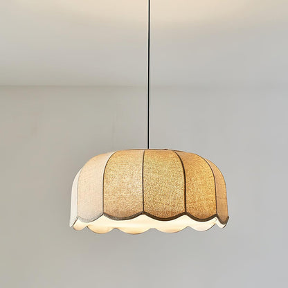 Quill Large Boho Fabric Flower Pendant Light