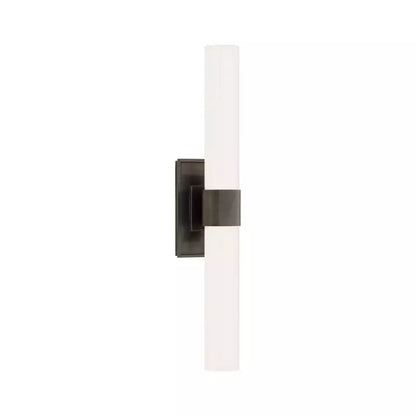 Zinnia Glass Tube Double Wall Mounted Light
