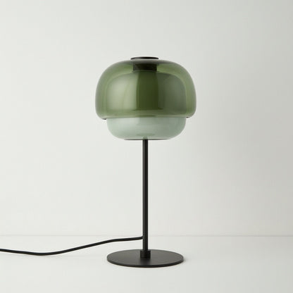 Xyndrae Modern Nordic Double-Layered Tinted Glass Table Lamp