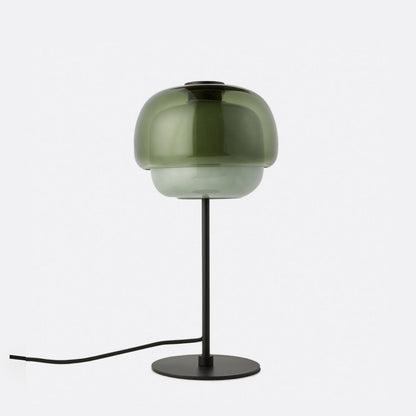 Xyndrae Modern Nordic Double-Layered Tinted Glass Table Lamp